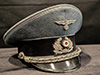 Named Bahnschutz officer visor hat by LEPARO, Leonard Paulig Rothenberg